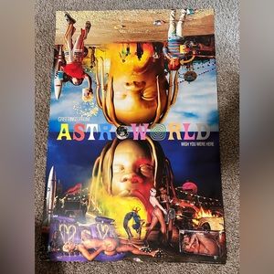 Travis Scott ASTROWORLD poster 24x36